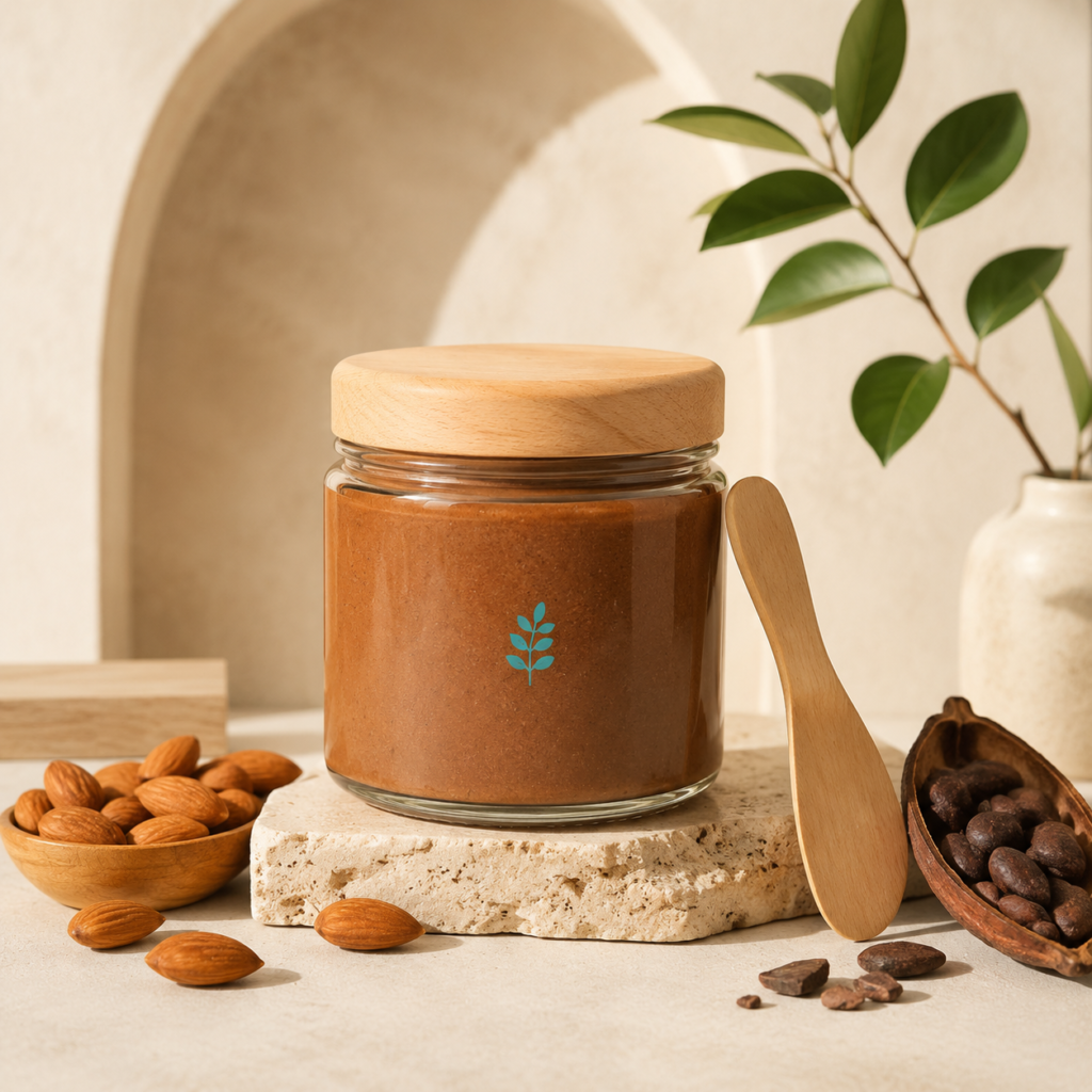 Crema Artesanal de Almendras y Cacao